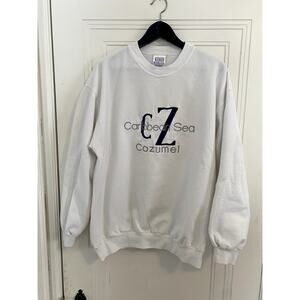 Vintage Caribbean Sea Cozumel Mexico Crewneck